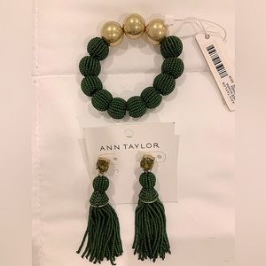 Ann Taylor Earrings and Bracelet Set